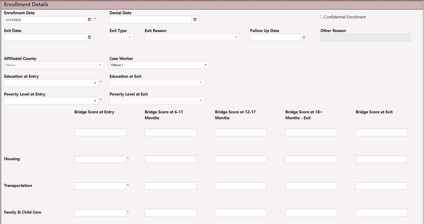 Enrollment form image